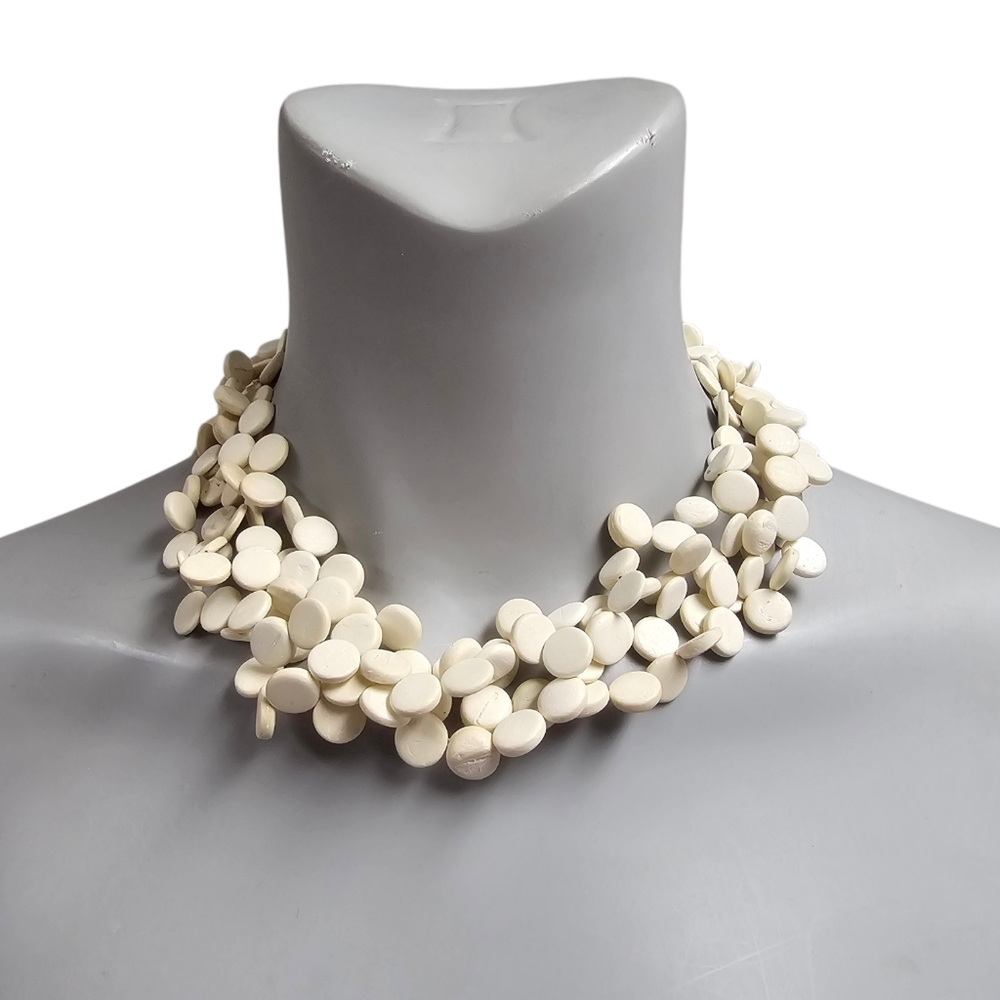 KOKO 4 tier coco shell necklace / choker